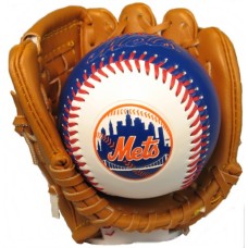Mets Ball & Glove Set