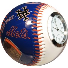Mets Clock Baseball