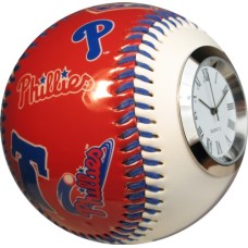 Phillies Clock Baseball