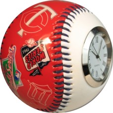 Twins Clock Baseball